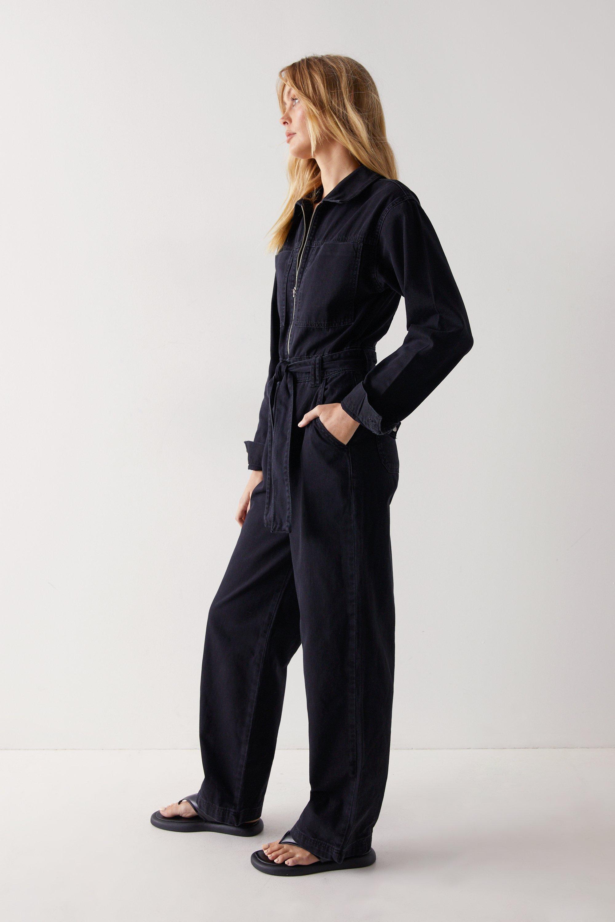 Dorothy perkins denim boiler hot sale suit